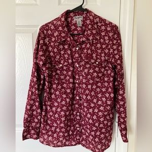 Vintage Woman’s Wrangler Wrancher Western Shirt L